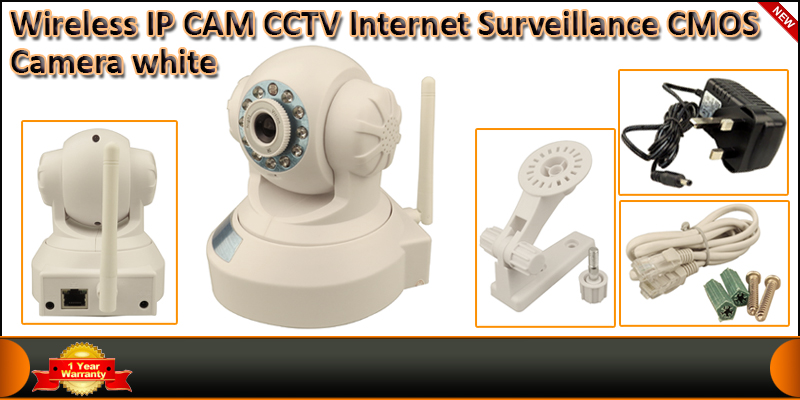 Wireless IP CAM CCTV Internet Surveillance CMOS Ca